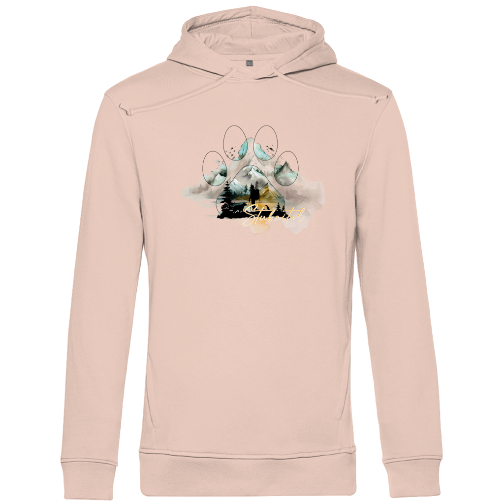 Herren Premium Bio Hoodie Pfote Stubaital 2