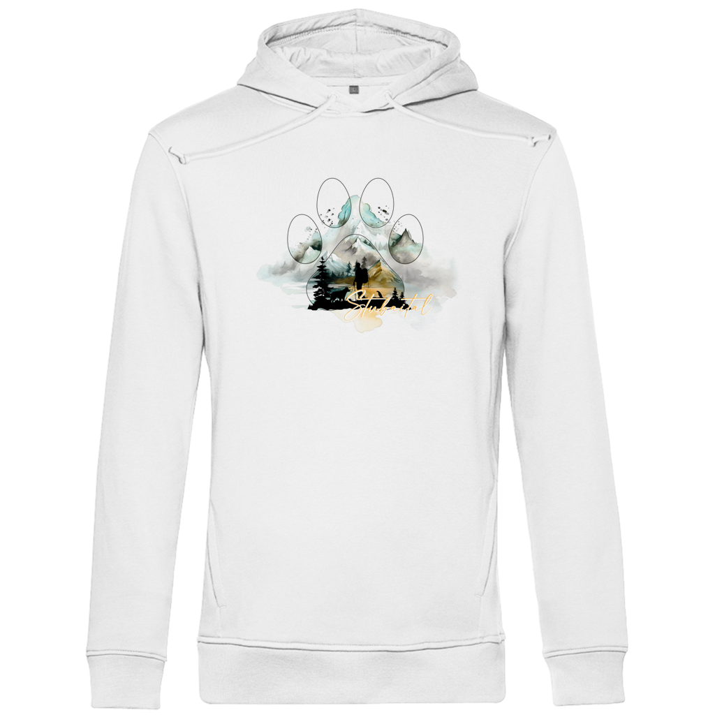 Herren Premium Bio Hoodie Pfote Stubaital 2