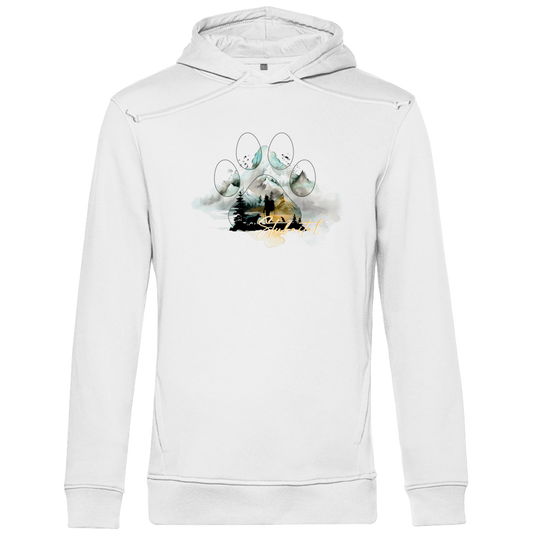 Herren Premium Bio Hoodie Pfote Stubaital 2