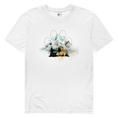 Herren Premium Bio T-Shirt Pfote Stubaital 2