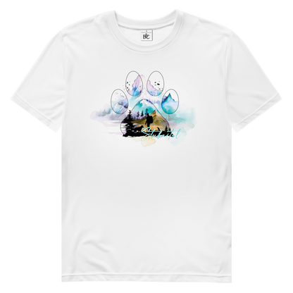 Herren Premium Bio T-Shirt Pfote Stubaital 3