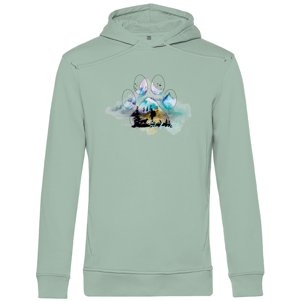 Herren Premium Bio Hoodie Pfote Stubaital 3