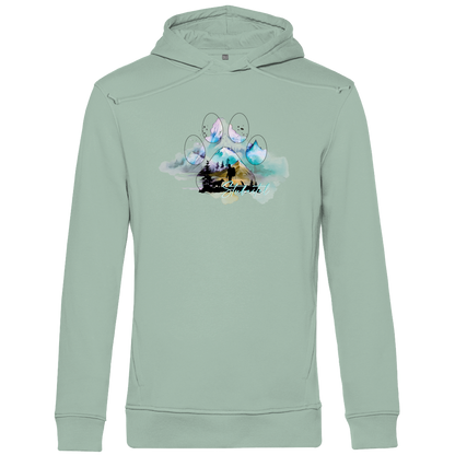Herren Premium Bio Hoodie Pfote Stubaital 3
