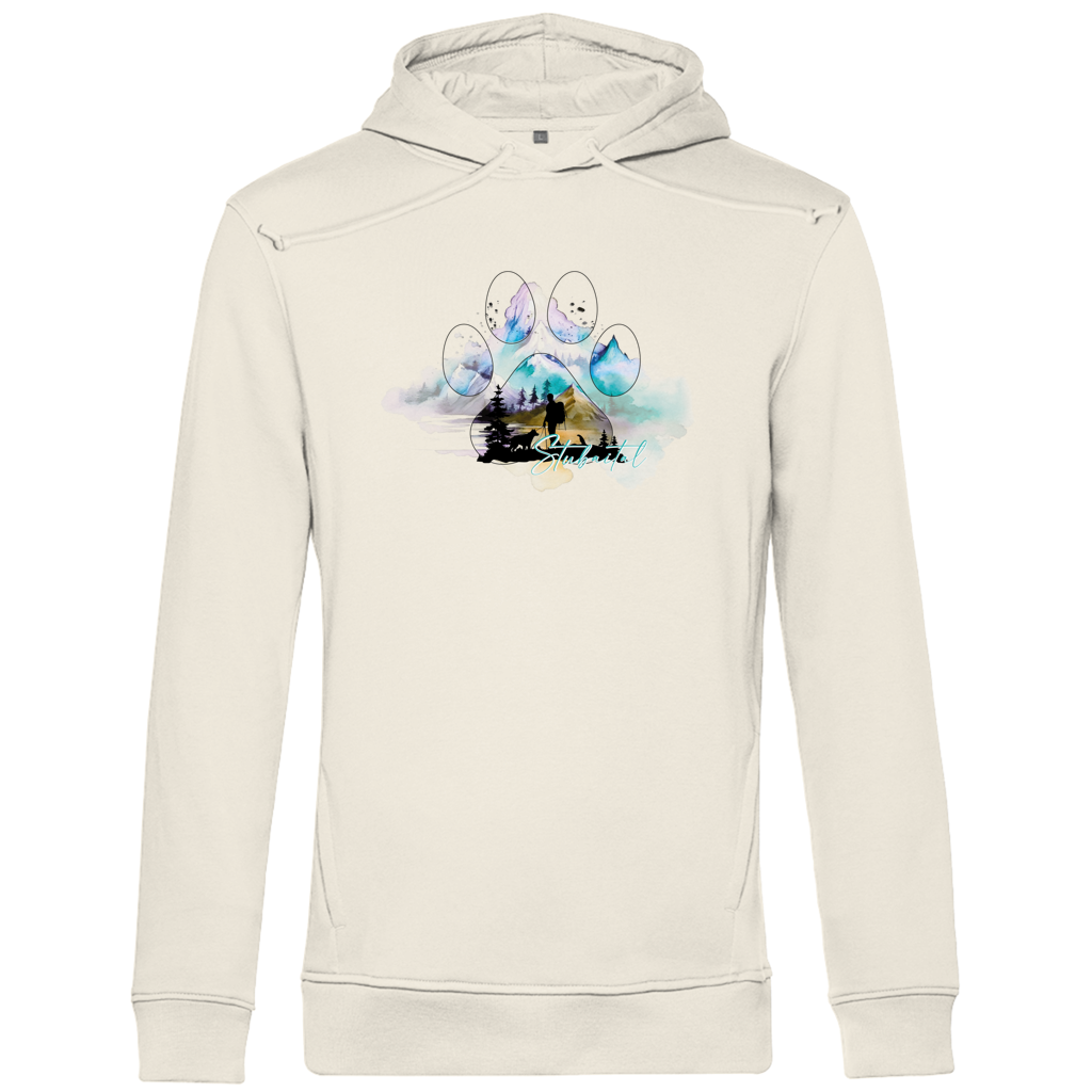 Herren Premium Bio Hoodie Pfote Stubaital 3