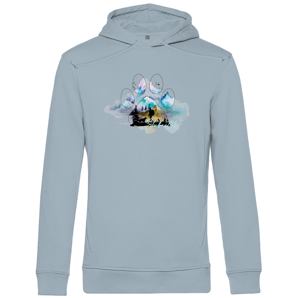 Herren Premium Bio Hoodie Pfote Stubaital 3