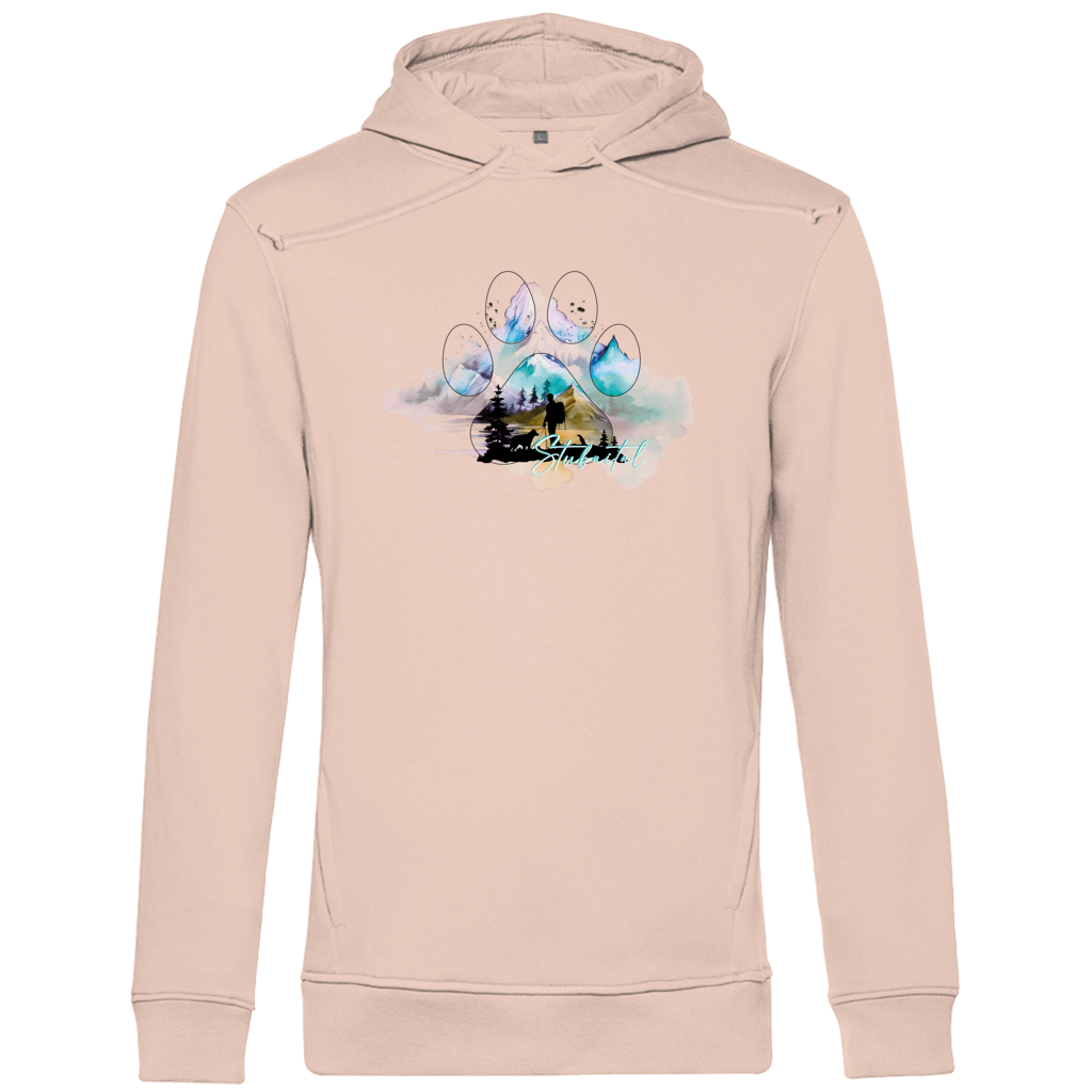 Herren Premium Bio Hoodie Pfote Stubaital 3