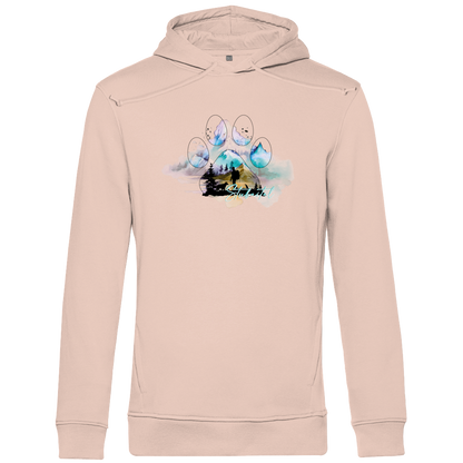 Herren Premium Bio Hoodie Pfote Stubaital 3