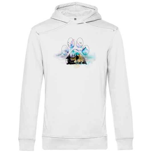 Herren Premium Bio Hoodie Pfote Stubaital 3