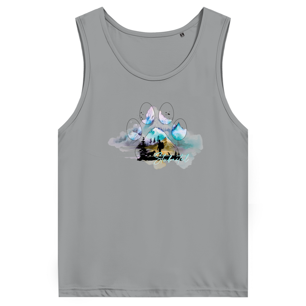 Herren Premium Tank Top Pfote Stubaital 3