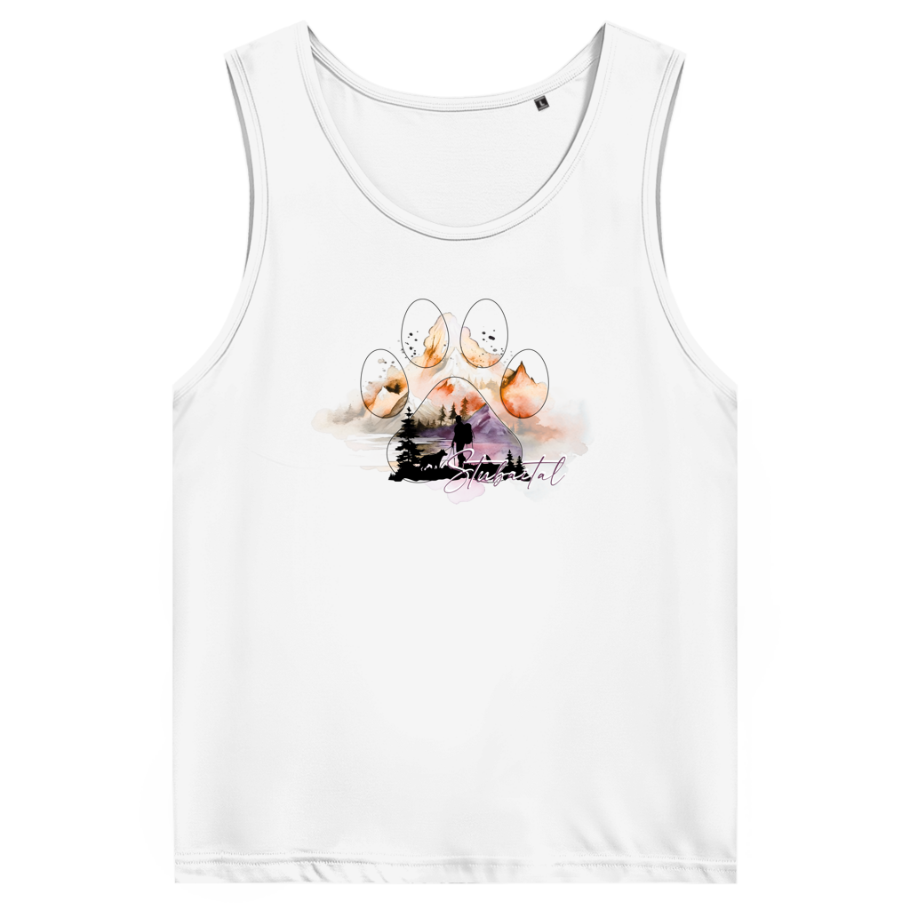 Herren Premium Tank Top Pfote Stubaital 4