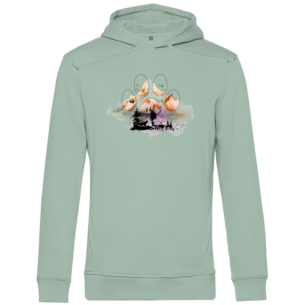 Herren Premium Bio Hoodie Pfote Stubaital 4