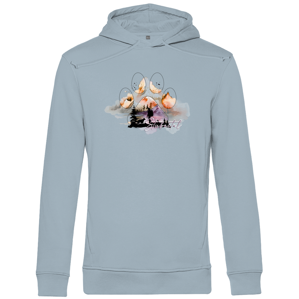 Herren Premium Bio Hoodie Pfote Stubaital 4