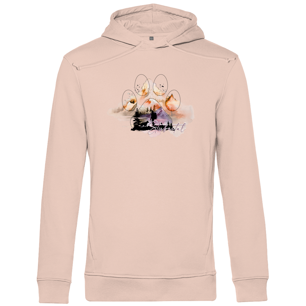 Herren Premium Bio Hoodie Pfote Stubaital 4
