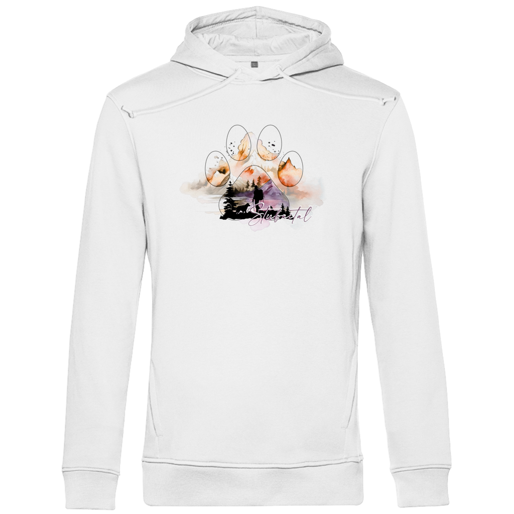 Herren Premium Bio Hoodie Pfote Stubaital 4