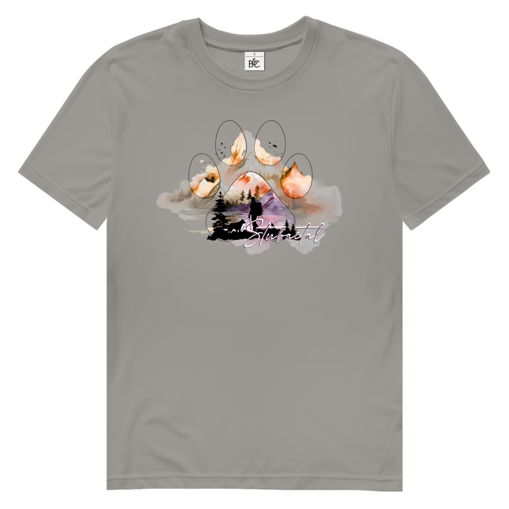 Herren Premium Bio T-Shirt Pfote Stubaital 4
