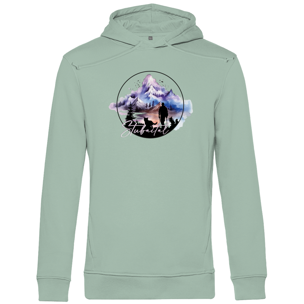 Herren Premium Bio Hoodie  Stubaital 1