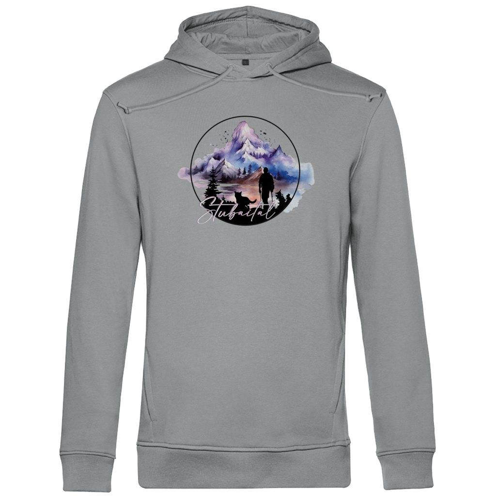Herren Premium Bio Hoodie  Stubaital 1