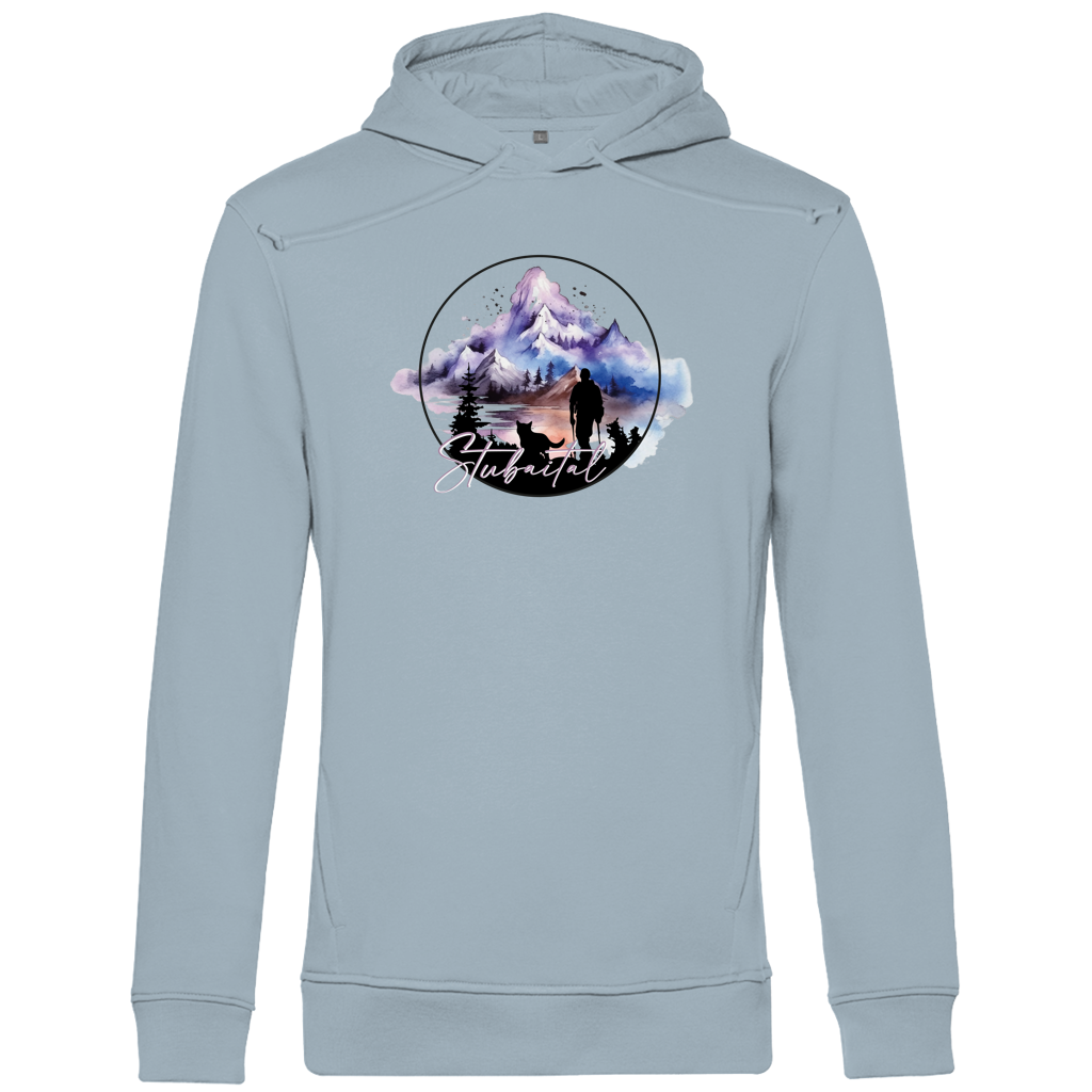 Herren Premium Bio Hoodie  Stubaital 1