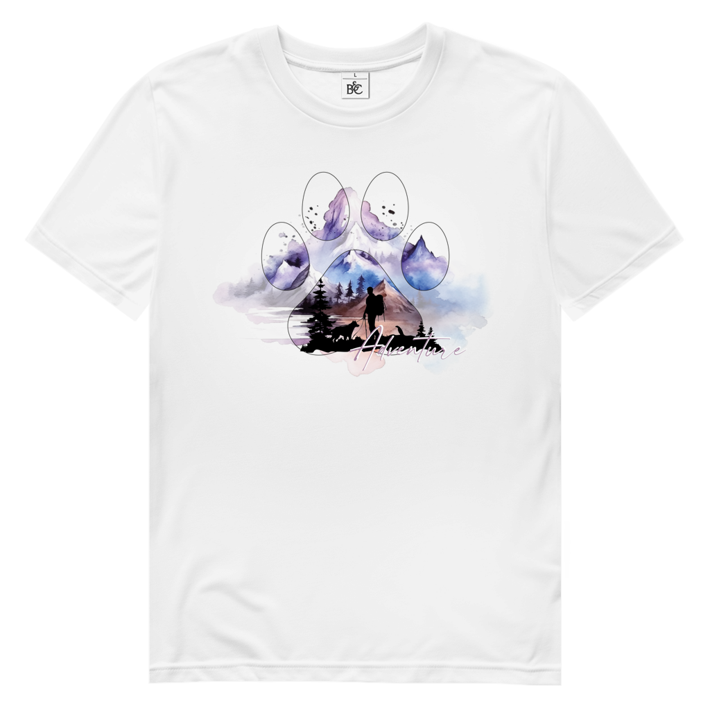 Herren Premium Bio T-Shirt Pfote Adventure 1