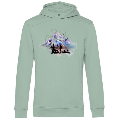 Herren Premium Bio Hoodie  Pfote Adventure 1