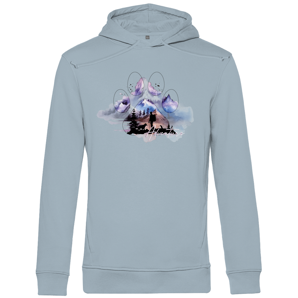 Herren Premium Bio Hoodie  Pfote Adventure 1