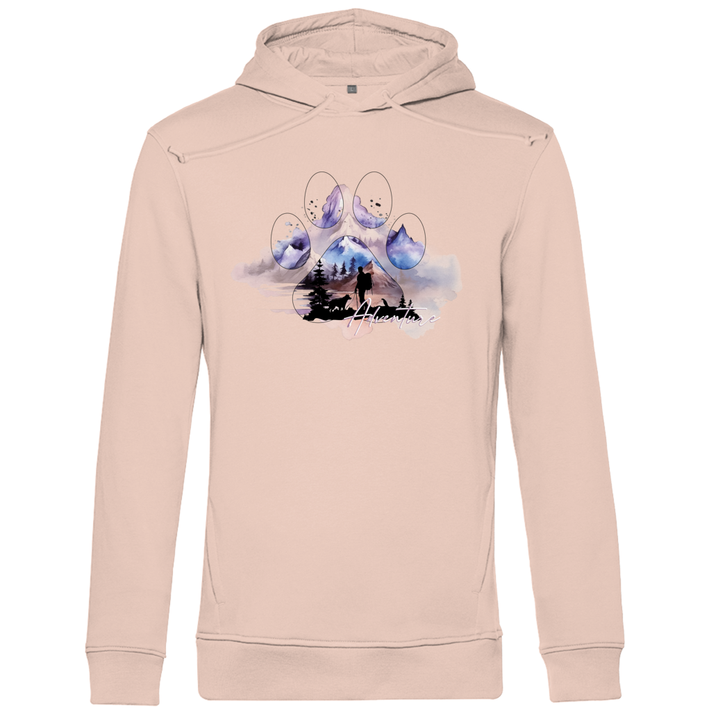 Herren Premium Bio Hoodie  Pfote Adventure 1