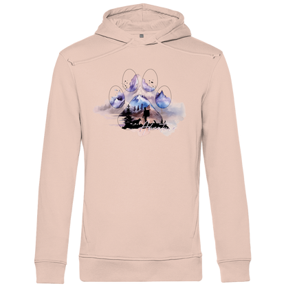 Herren Premium Bio Hoodie  Pfote Adventure 1