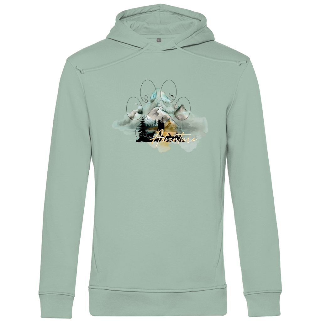 Herren Premium Bio Hoodie  Pfote Adventure 2