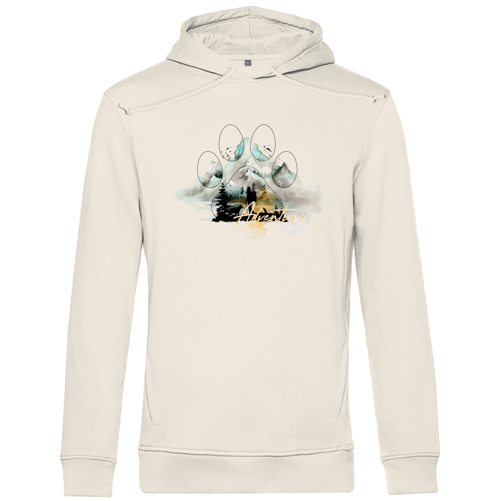 Herren Premium Bio Hoodie  Pfote Adventure 2