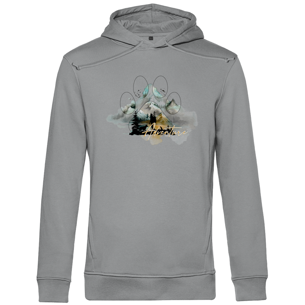 Herren Premium Bio Hoodie  Pfote Adventure 2