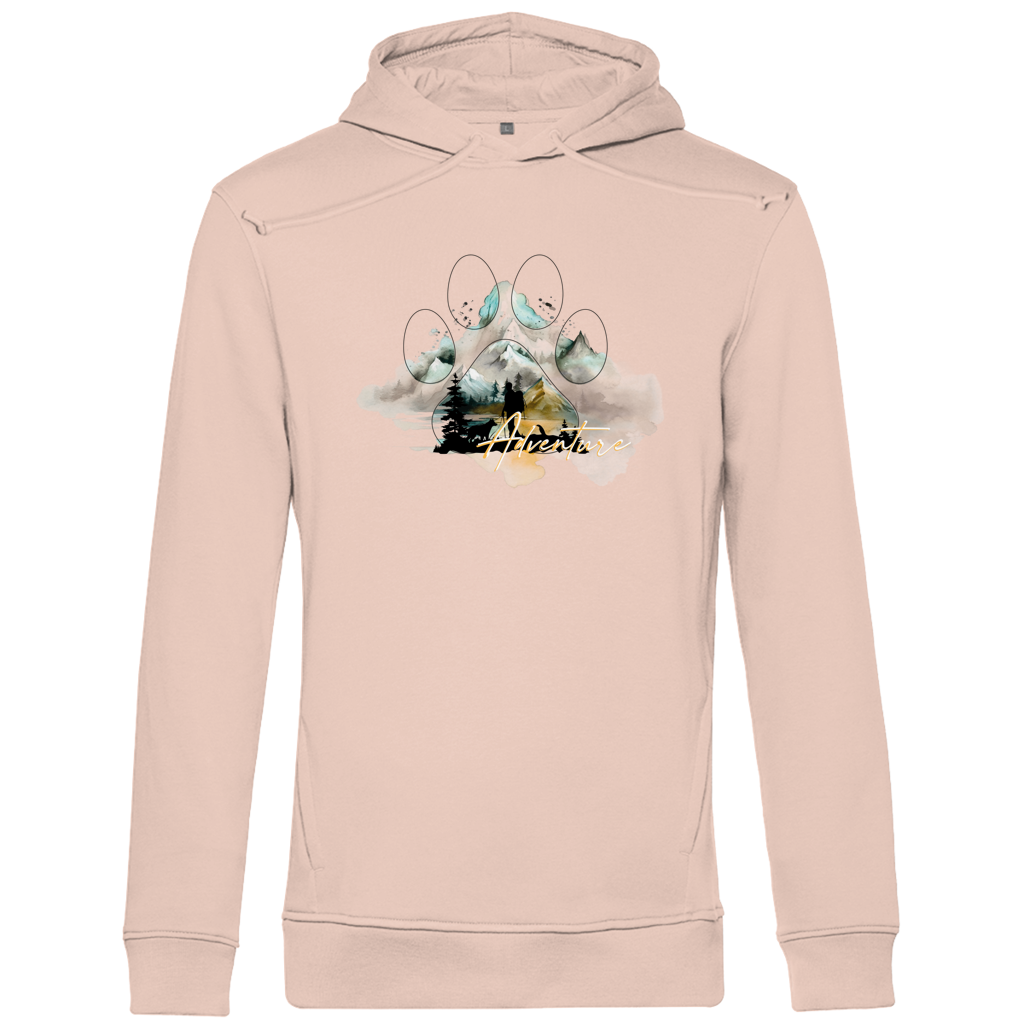 Herren Premium Bio Hoodie  Pfote Adventure 2