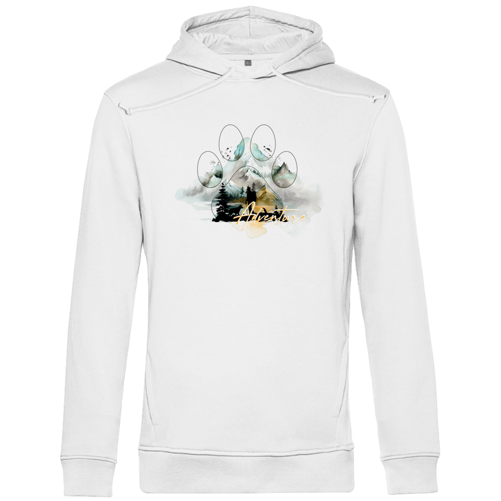 Herren Premium Bio Hoodie  Pfote Adventure 2