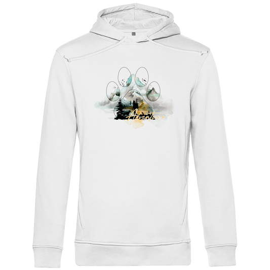 Herren Premium Bio Hoodie  Pfote Adventure 2