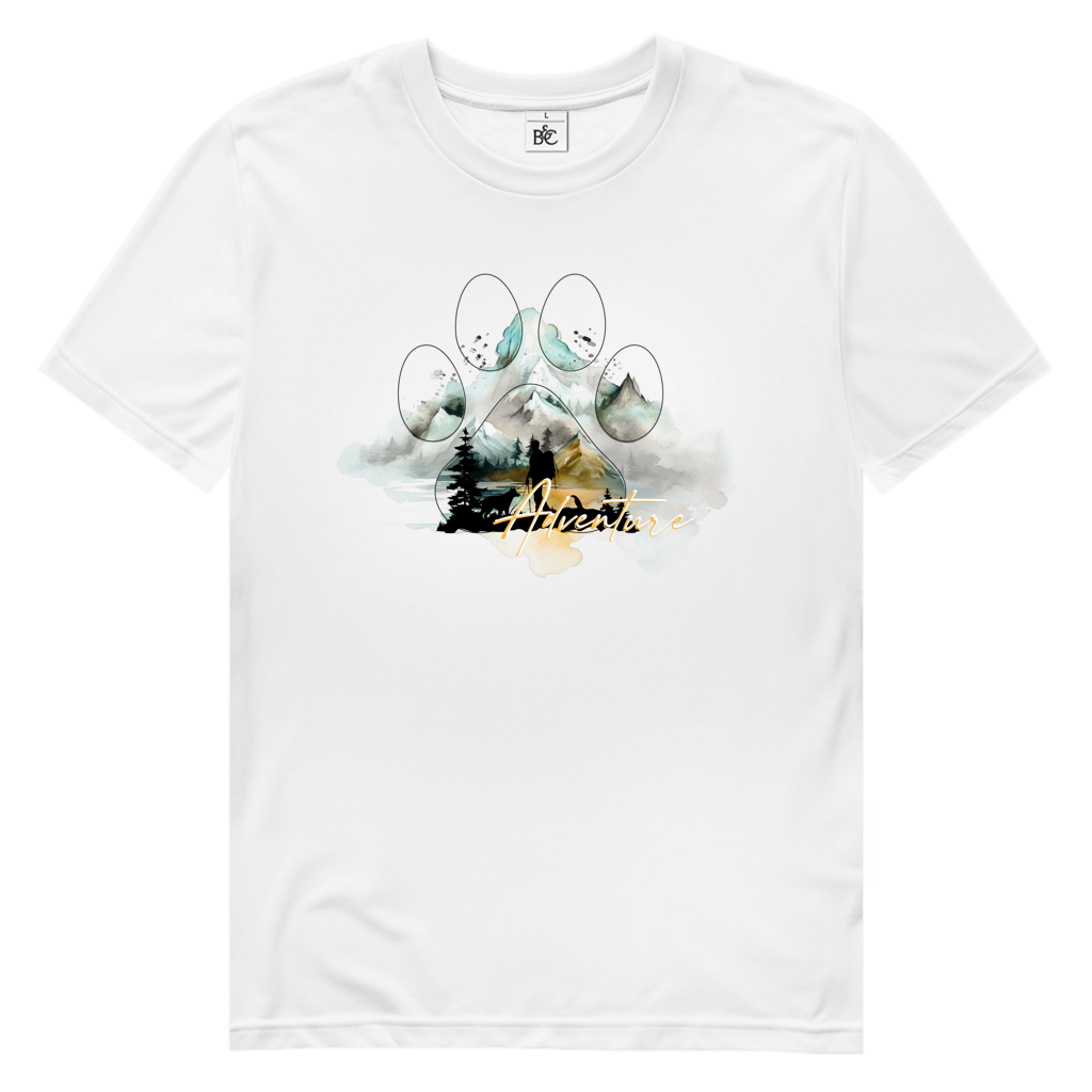 Herren Premium Bio T-Shirt Pfote Adventure 2