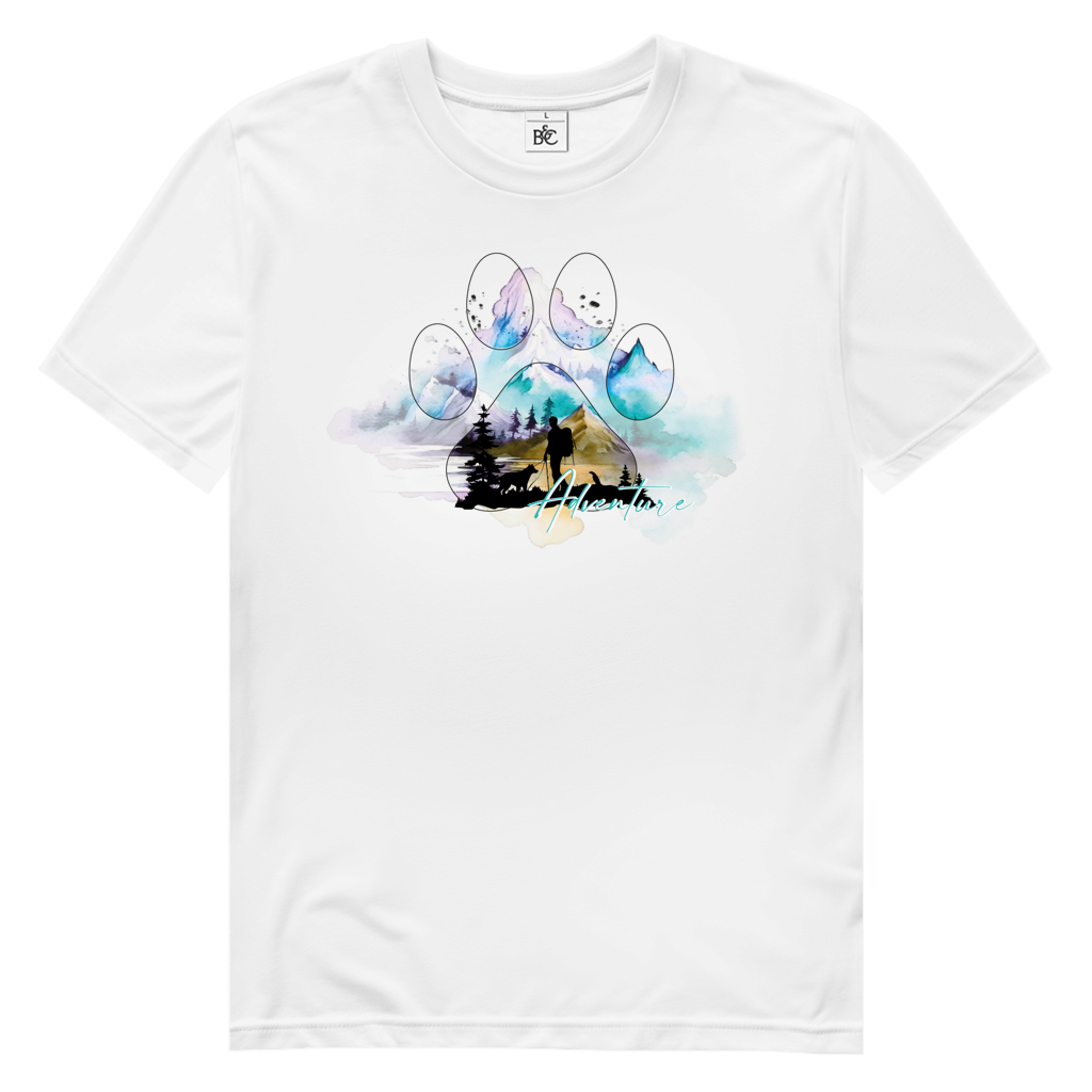 Herren Premium Bio T-Shirt Pfote Adventure 3