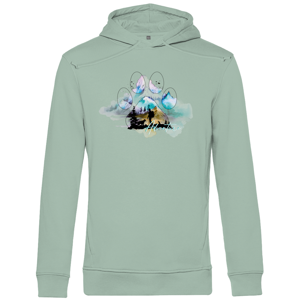 Herren Premium Bio Hoodie  Pfote Adventure 3