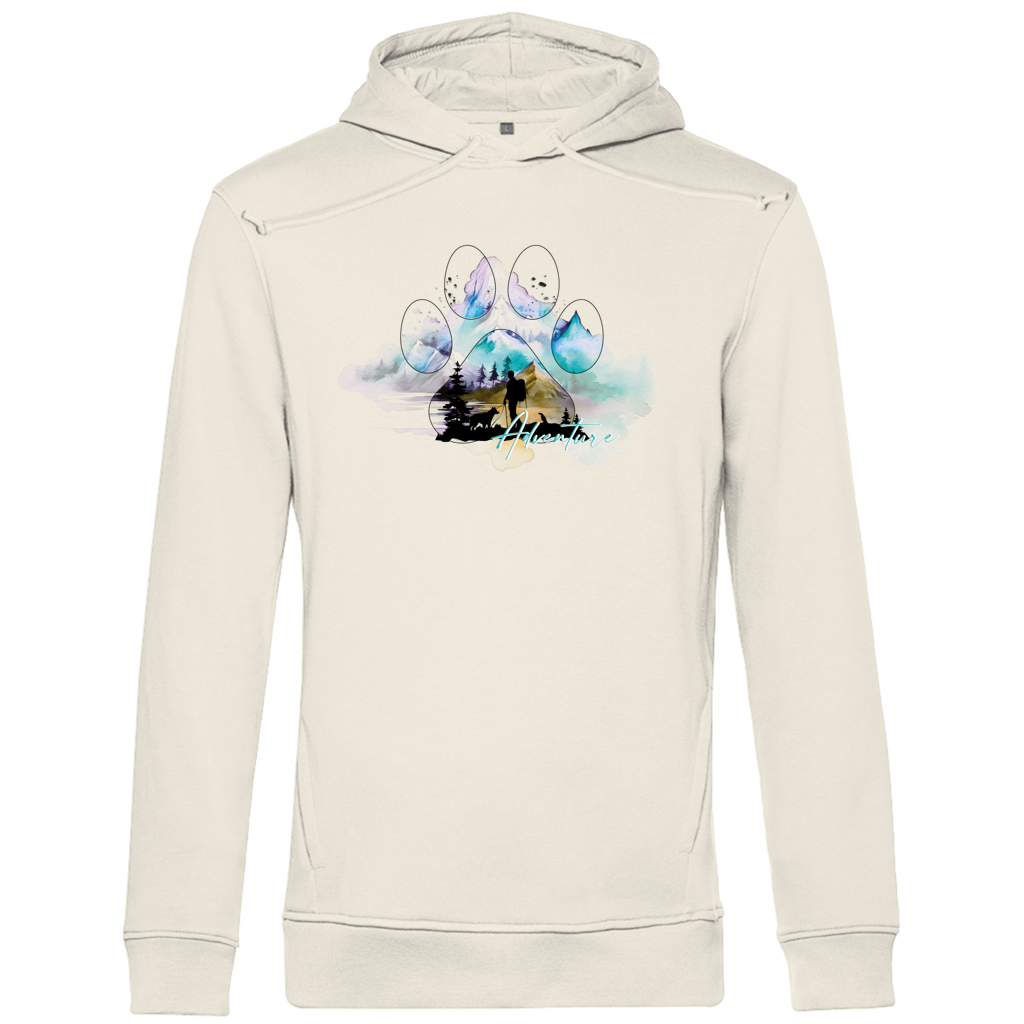 Herren Premium Bio Hoodie  Pfote Adventure 3