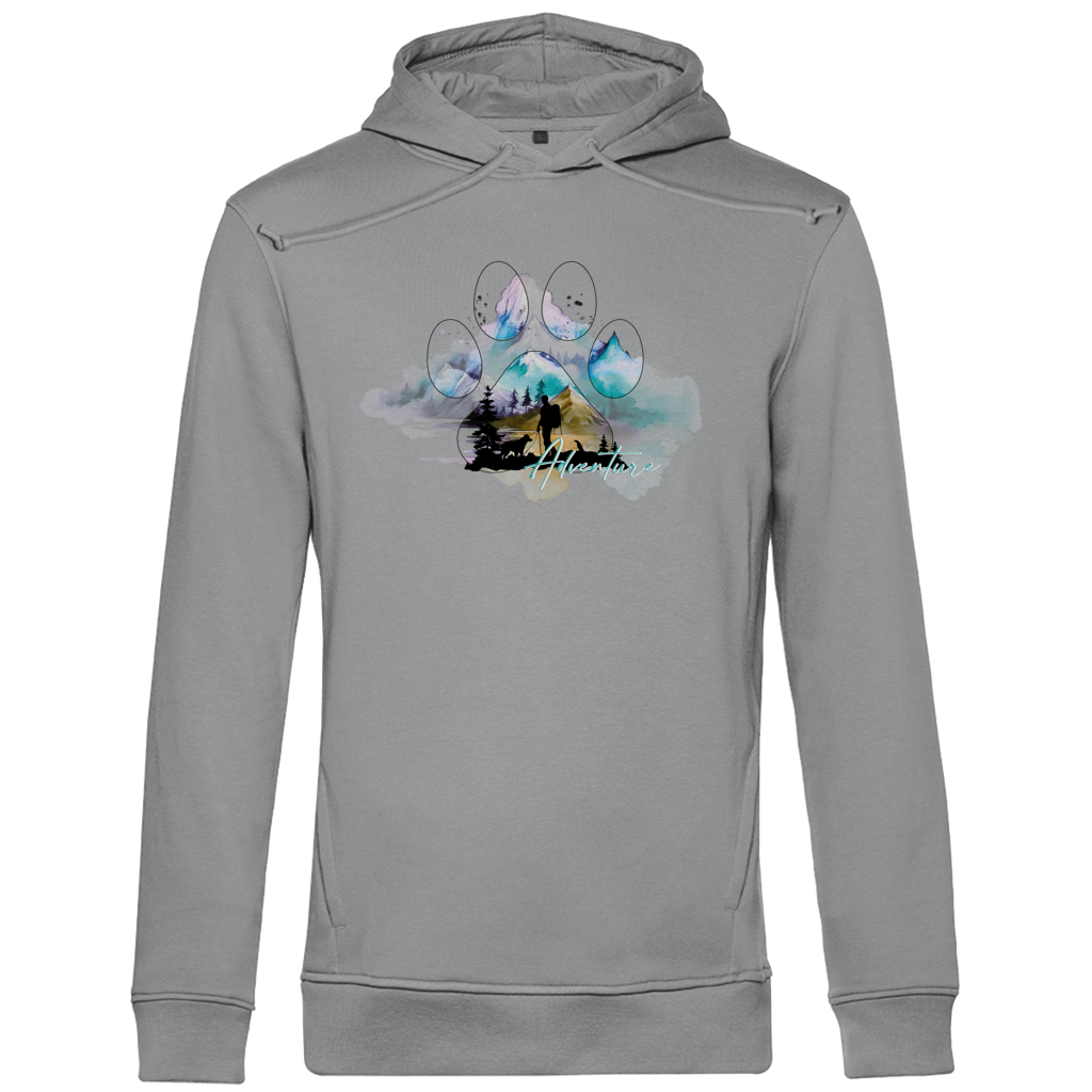 Herren Premium Bio Hoodie  Pfote Adventure 3