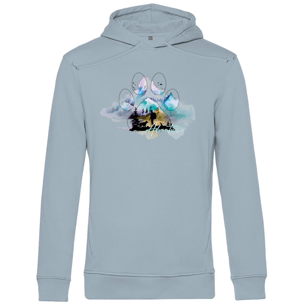 Herren Premium Bio Hoodie  Pfote Adventure 3
