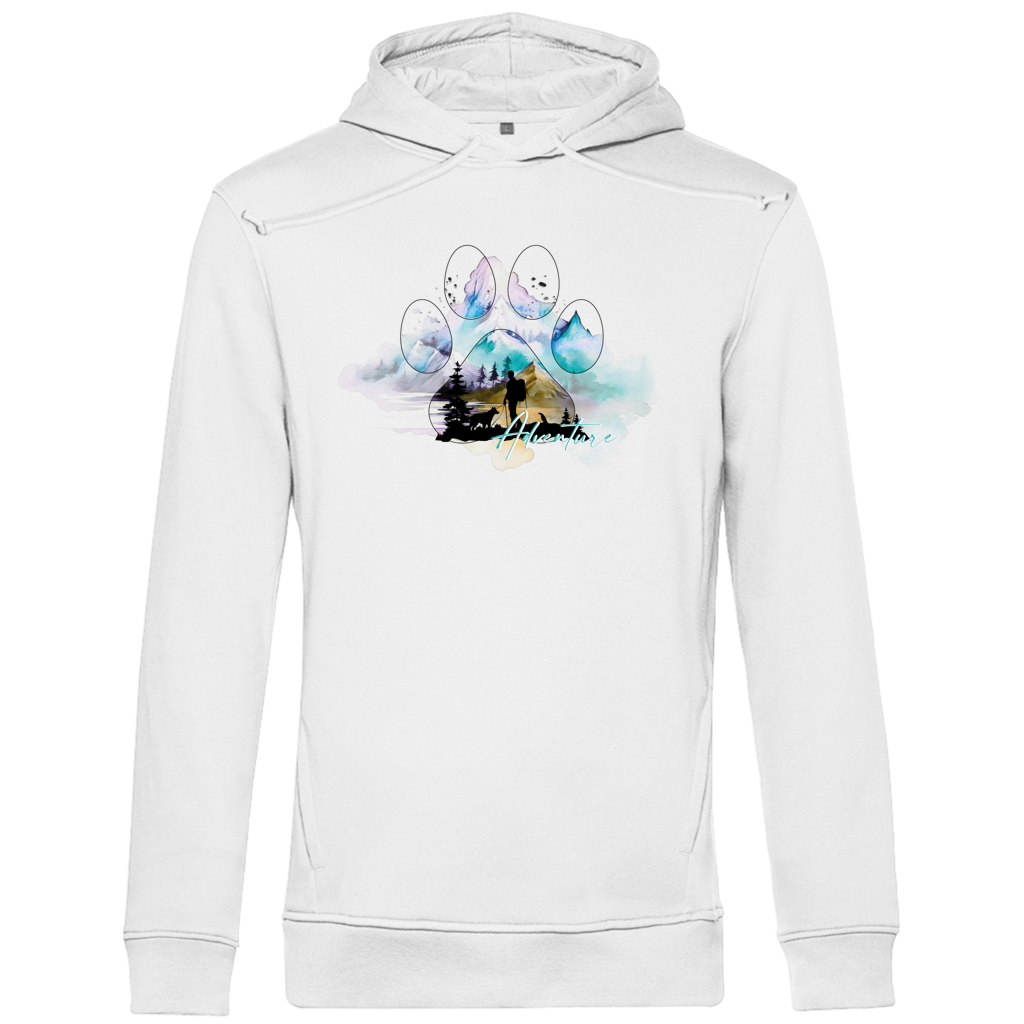 Herren Premium Bio Hoodie  Pfote Adventure 3