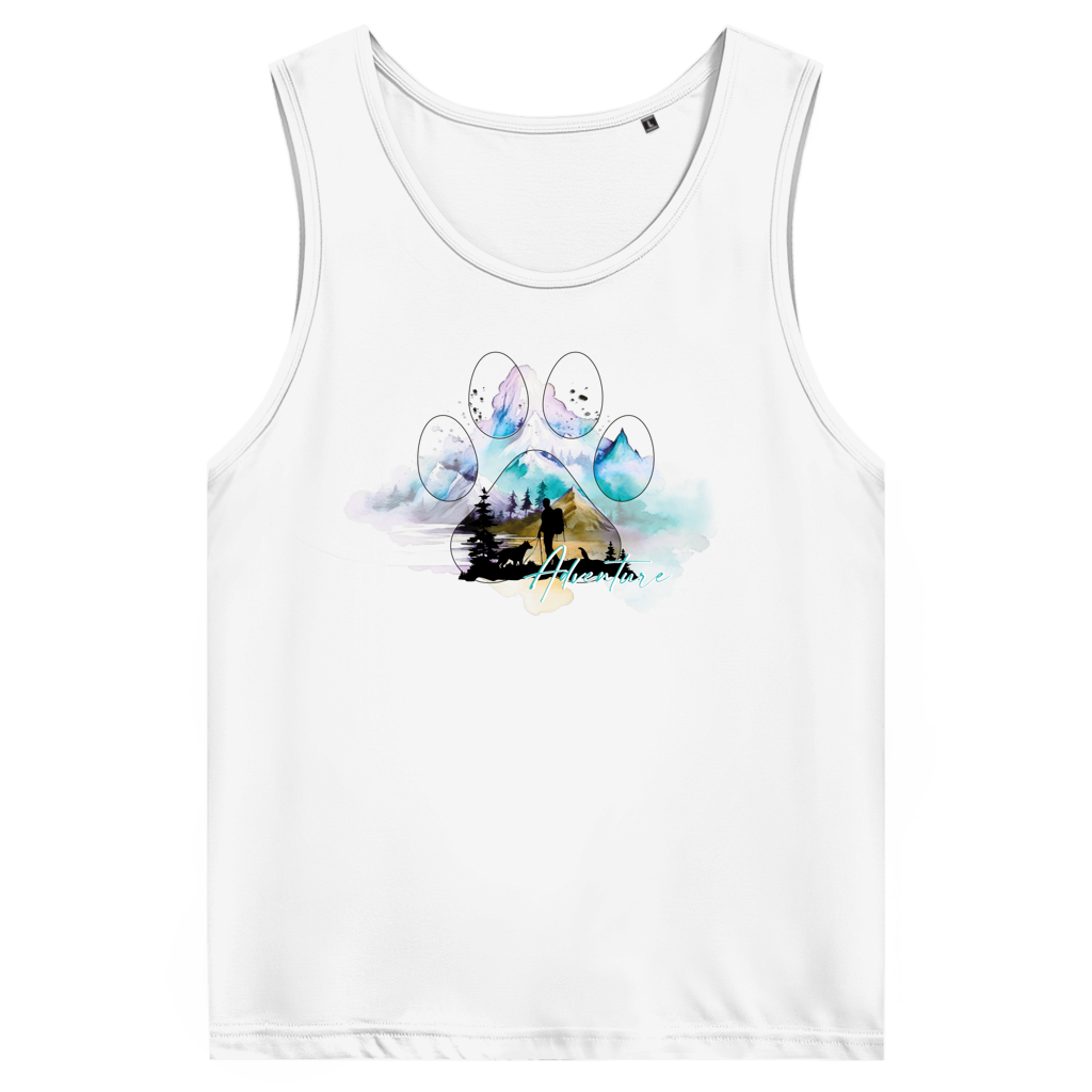 Herren Premium Tank Top  Pfote Adventure 3