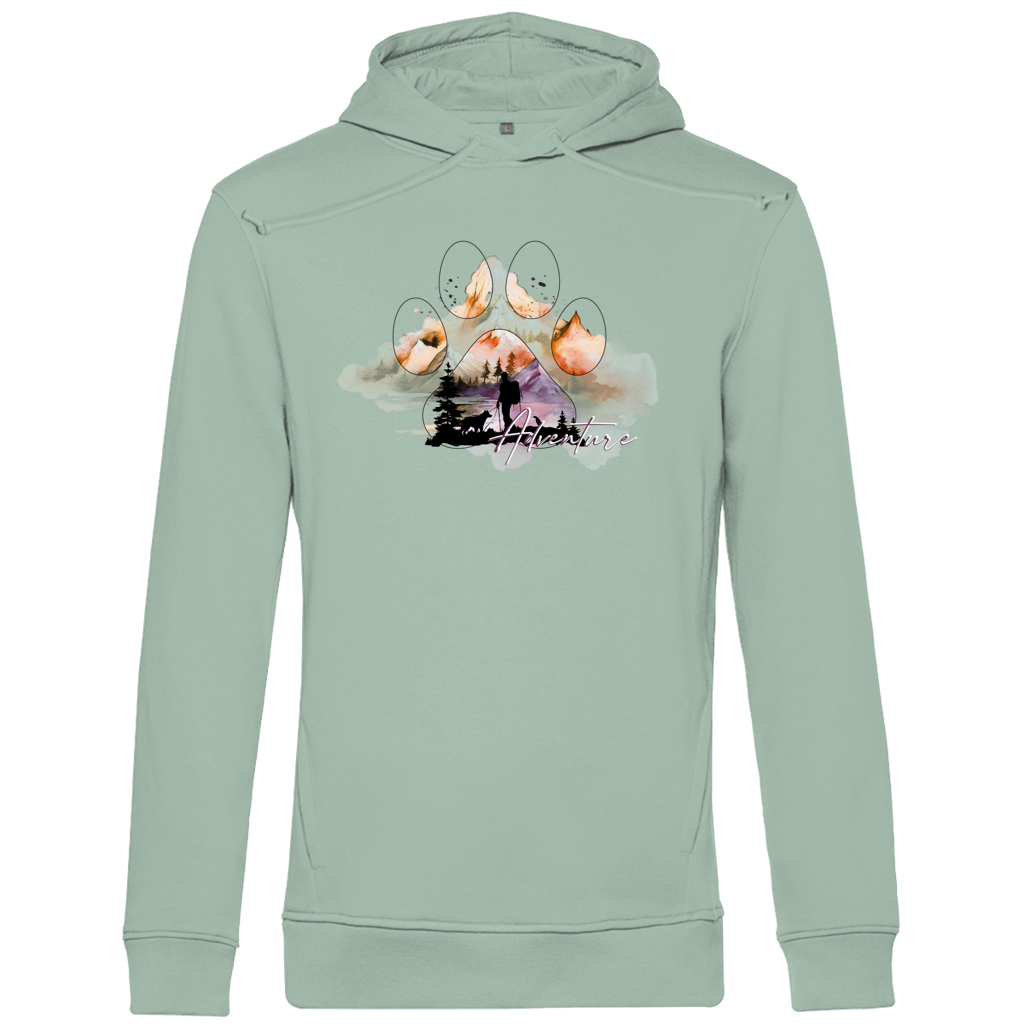 Herren Premium Bio Hoodie  Pfote Adventure 4