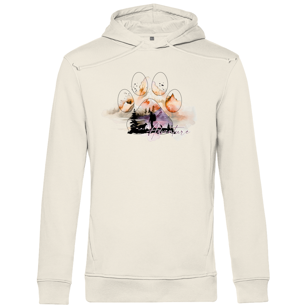 Herren Premium Bio Hoodie  Pfote Adventure 4