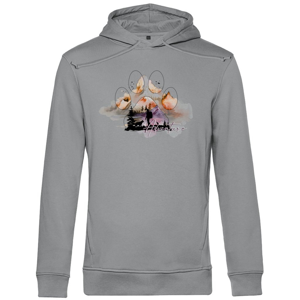 Herren Premium Bio Hoodie  Pfote Adventure 4