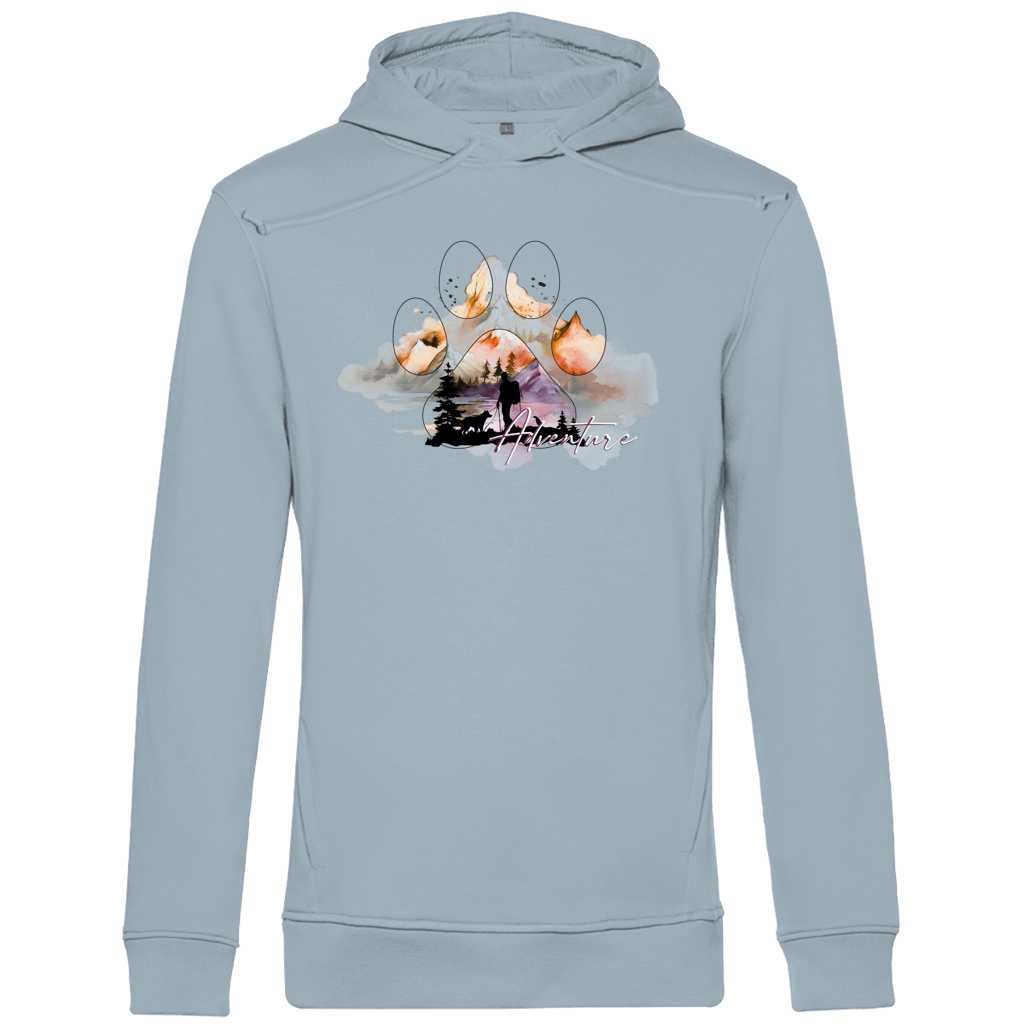Herren Premium Bio Hoodie  Pfote Adventure 4