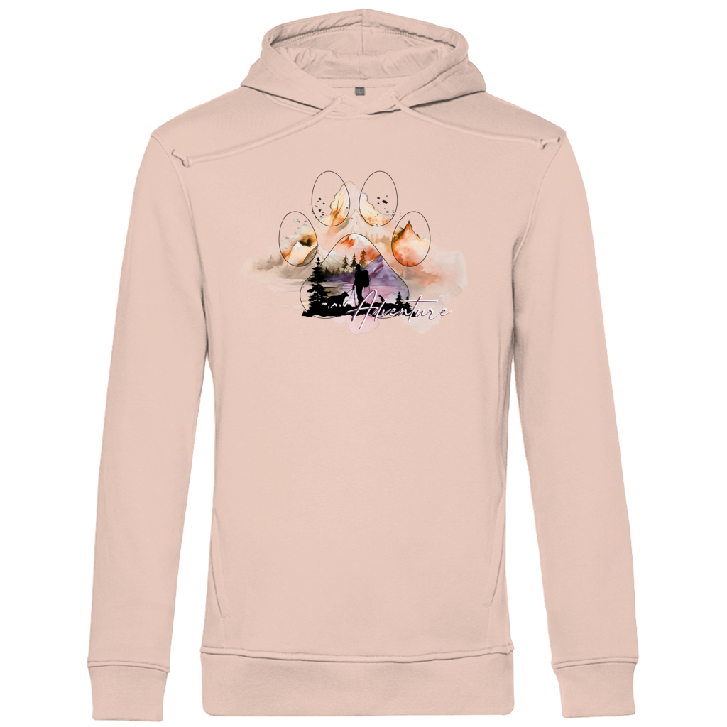 Herren Premium Bio Hoodie  Pfote Adventure 4