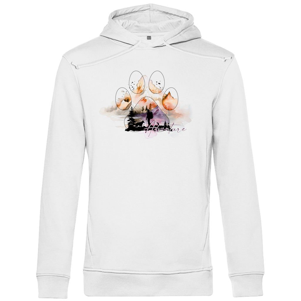 Herren Premium Bio Hoodie  Pfote Adventure 4