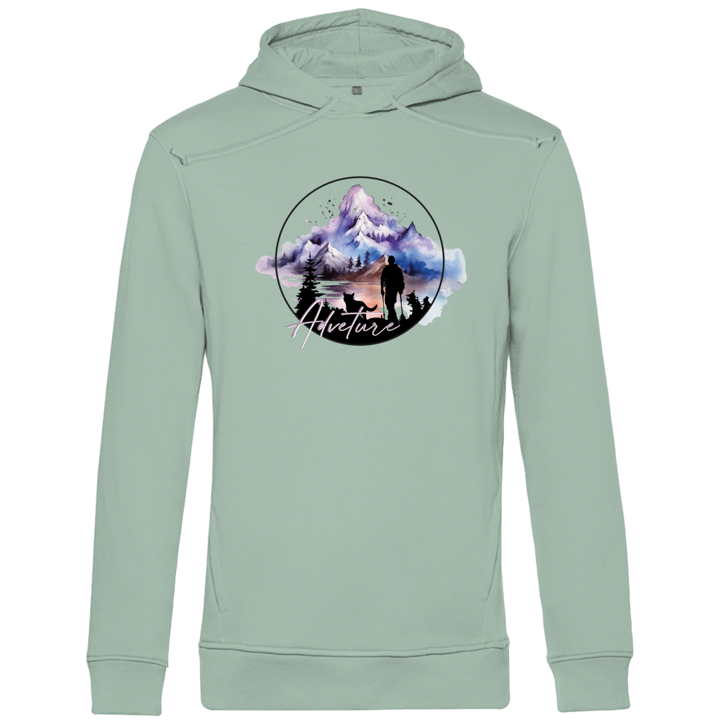 Herren Premium Bio Hoodie  Adventure 1