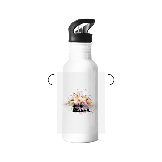 Edelstahl-Trinkflasche Pfote Stubaital 4