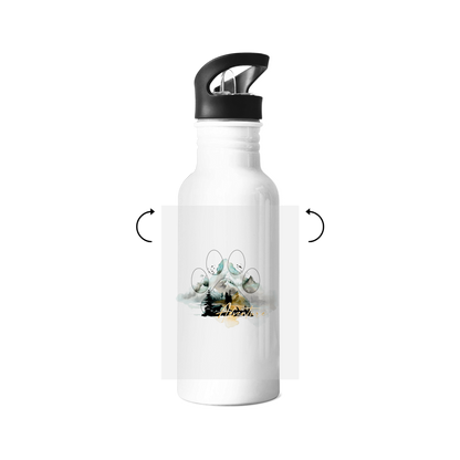 Edelstahl-Trinkflasche Pfote Adventure 2